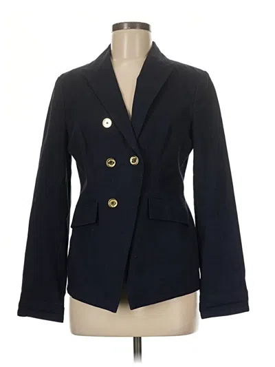 Pre-owned Tory Burch Blazer Jacket In Blue
