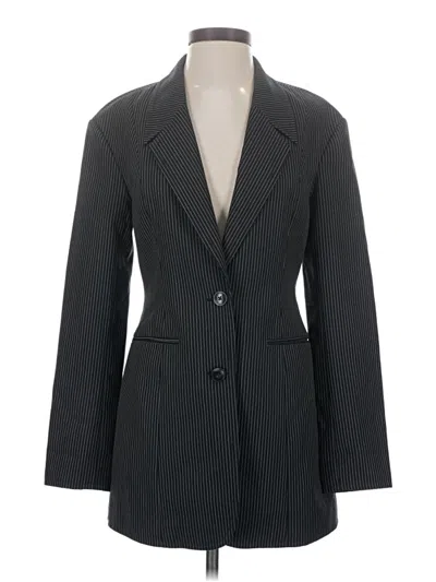 Pre-owned Tory Burch Blazer Jacket In Gray