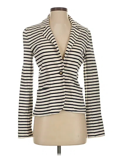 Pre-owned Tory Burch Blazer Jacket In Ivory