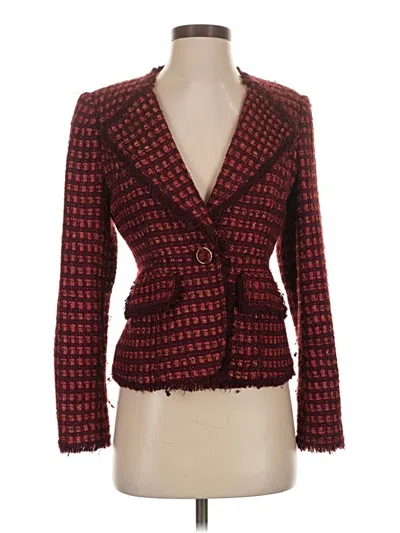 Pre-owned Tory Burch Blazer Jacket In Red