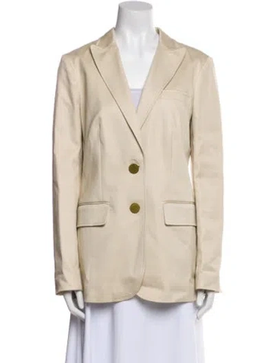 Pre-owned Tory Burch Blazer In Neutral