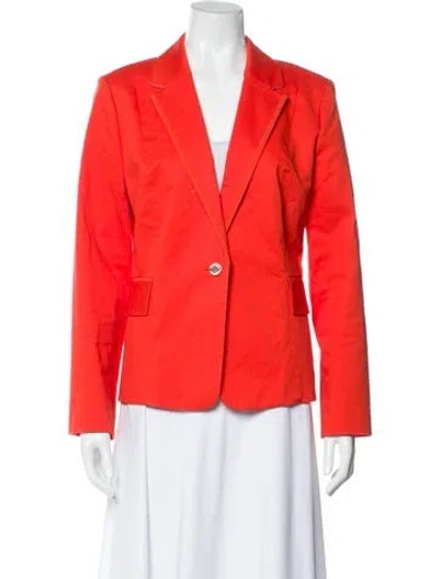 Pre-owned Tory Burch Blazer In Orange