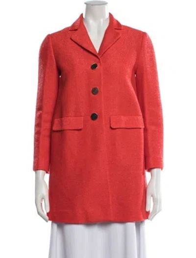 Pre-owned Tory Burch Blazer In Red