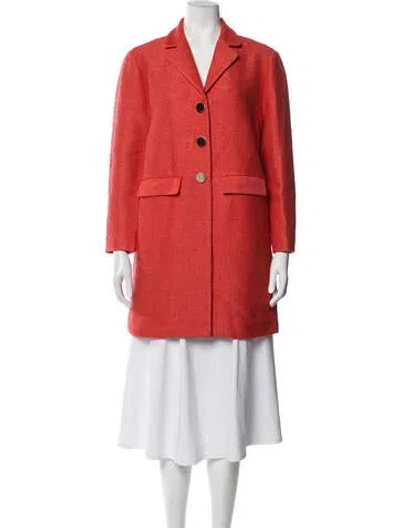 Pre-owned Tory Burch Blazer In Red