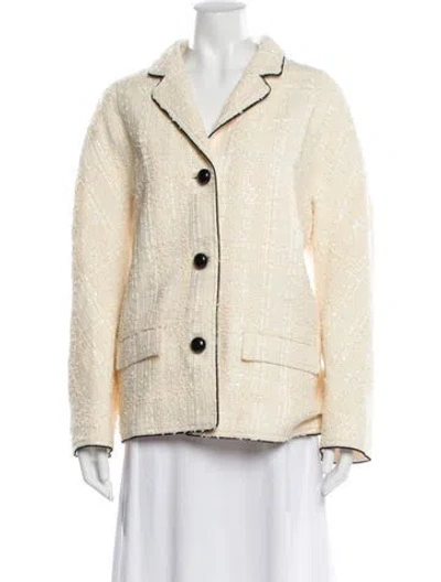 Pre-owned Tory Burch Blazer W/ Tags In Neutral