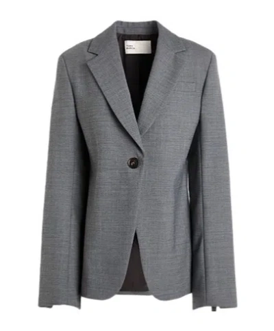 Tory Burch Blazerssingle-breasted Suit In Gray