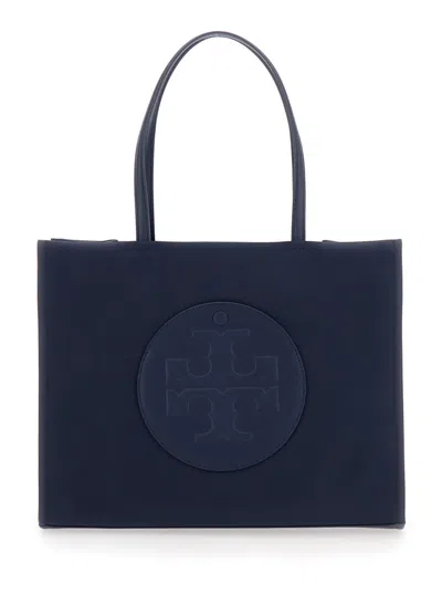 Tory Burch Blue Ella Small Tote