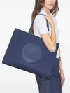 Tory Burch Ella Logo-embossed Tote Bag