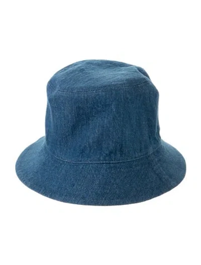 Pre-owned Tory Burch Blue Jean Cotton  Bucket Hat