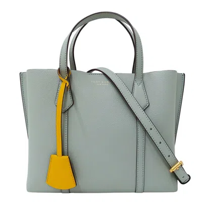 Pre-owned Tory Burch Blue Leather Handbag Shoulder Bag ()