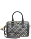 Tory Burch Blue Leather T Barrel Mini Satchel (authentic Pre-loved)