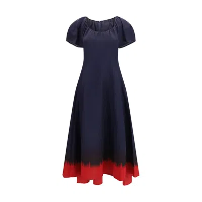 Tory Burch Blue Viscose Casual Women's Dress