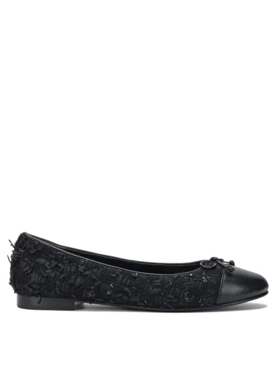 TORY BURCH TORY BURCH BLUE WOOL BLEND BALLERINAS