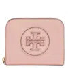 Tory Burch Blush Bio Ella Small Zip Wallet In Pink