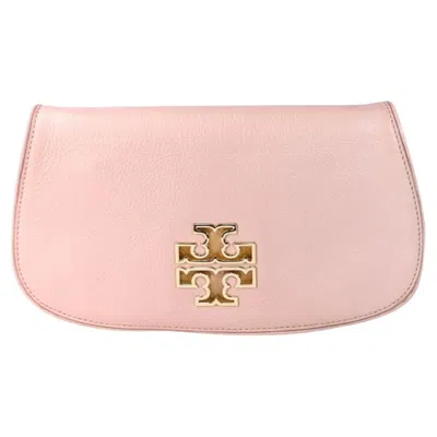 Pre-owned Tory Burch Blush Pink Reva Leather Shoulder Bag