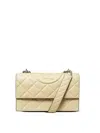 Tory Burch Small Fleming Shoulder Bag In Yellow