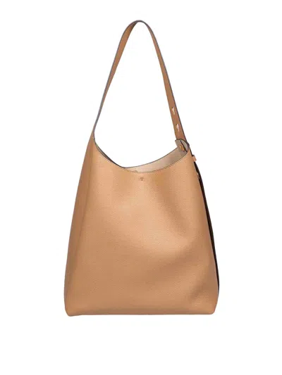 Tory Burch Romy Hobo Bag In Tiramisu Color Leather