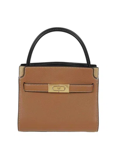 Tory Burch Leather Bag In Gold