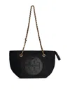 Tory Burch Small Ella Chain Convertible Crossbody Bag In Black
