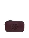 Tory Burch Miller Mini Crossbody Bag Dark Carmine In Burgundy