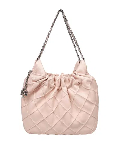 Tory Burch Hobe Fleming Mini Bag Pink Leather
