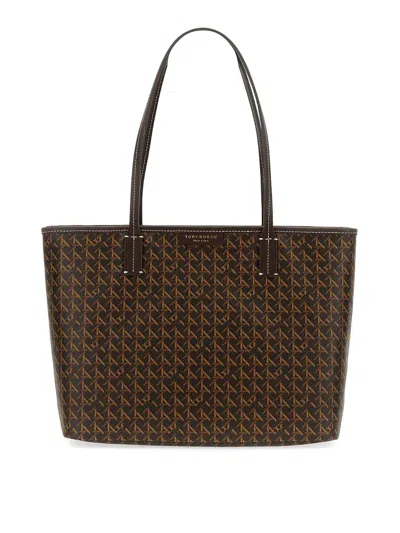 Tory Burch Ever-ready Small Shopper Bag In Brown