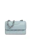Tory Burch Leather Bag In Light Blue