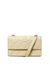 Tory Burch Fleming Small Convertible Leather Shoulder Bag In Neutral