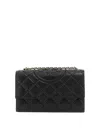 Tory Burch Fleming Convertibile Shoulder Bags Black