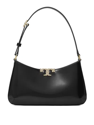 Tory Burch Eleanor Slim Shoulder Bag In Black