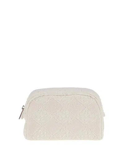 Tory Burch Ella Terry Pouch In White
