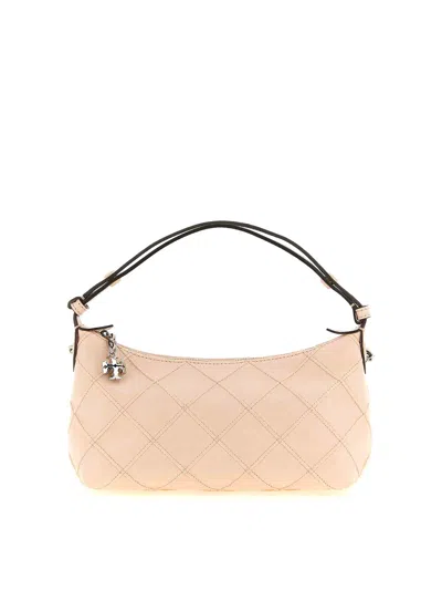 Tory Burch Bolso Clutch In Color Carne Y Neutral
