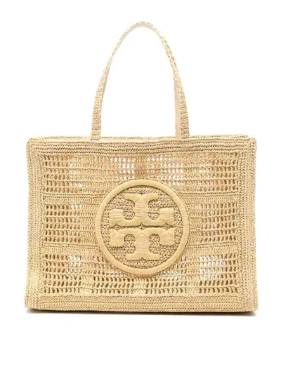 Tory Burch Ella Large Tote In White