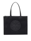 Tory Burch Small Ella Tote In Black