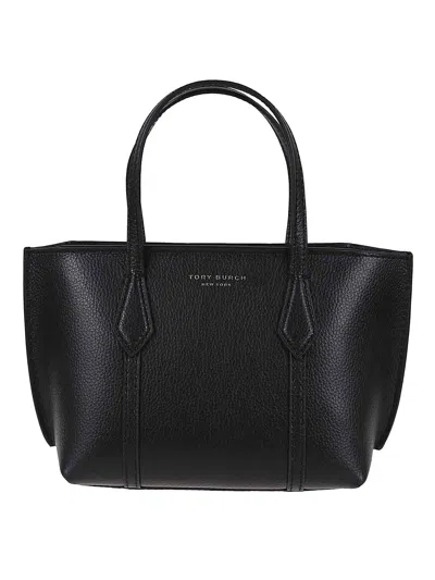 Tory Burch Perry Mini Tote In Black