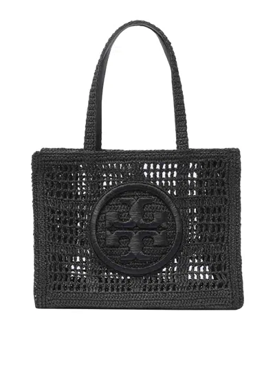 Tory Burch Small Ella Tote Bag In Black