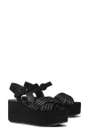 Tory Burch Bombé Ankle Strap Platform Wedge Sandal