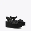 Tory Burch Women's Bombe Strappy Platform Sandals In Perfect Black/perfect Black