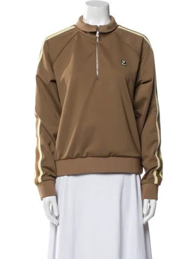 Pre-owned Tory Burch Bomber Jacket In Neutral