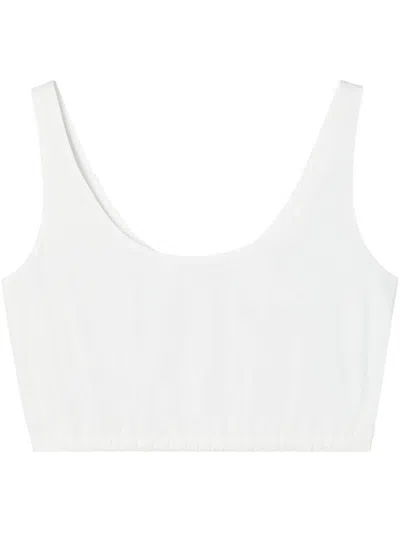 Tory Burch Bonded Elastic Top In White