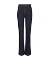 Tory Burch High-rise Straight Jeans In Black