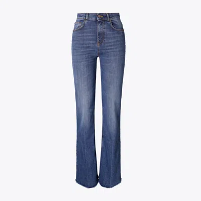 Tory Burch Bootcut Jean In Blue