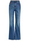 Tory Burch Bootcut Jeans In Blue