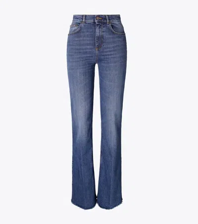 Tory Burch Bootcut Jeans For The Modern Wardrobe In Blue