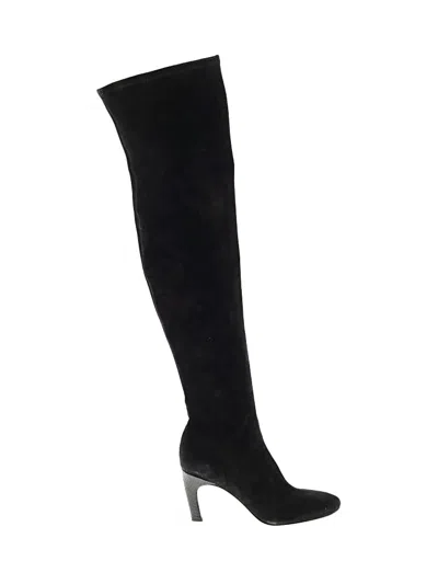 Pre-owned Tory Burch Boots In Black