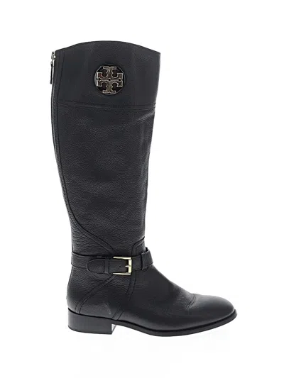 Pre-owned Tory Burch Boots In Black