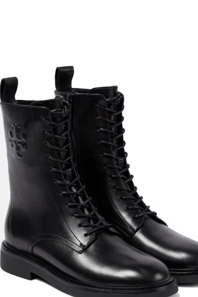 Tory Burch Boots Black In Nero Neri E Grigi