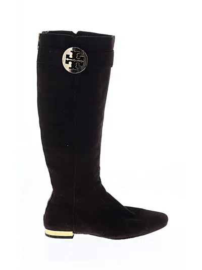 Pre-owned Tory Burch Boots In Brown