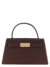 Tory Burch Bordeaux Lee Radziwill Satchel In Burgundy