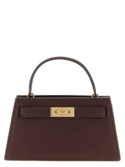 Tory Burch Bordeaux Lee Radziwill Satchel In Burgundy